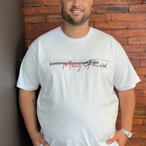 Camiseta Manga Curta Plus Size 002164