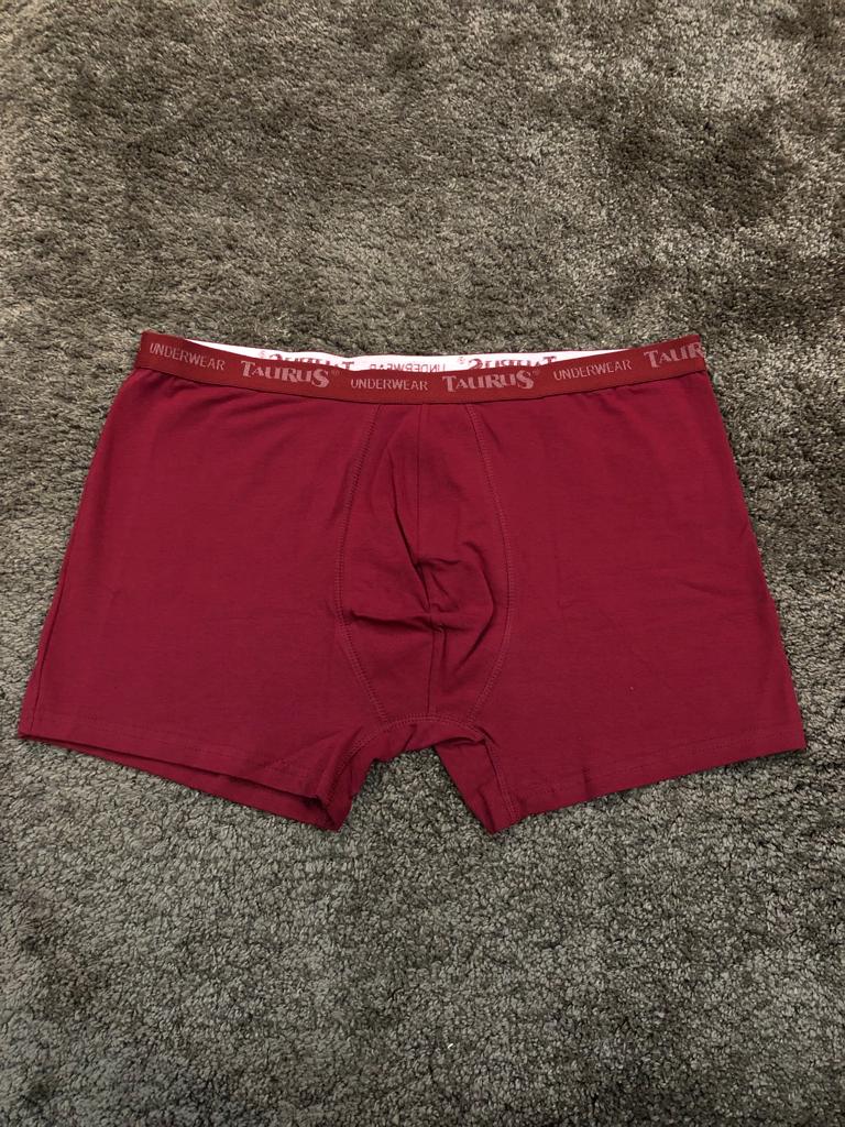 Cueca Boxer Algodão Plus Size Bordô 000852-5 - Image 2