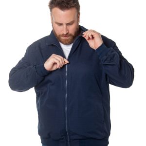 Jaqueta Azul Marinho Meia Estação Plus Size 001083