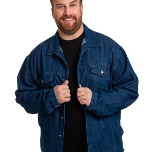Jaqueta Jeans Azul Plus Size 001436