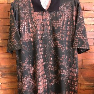 Camisa Polo Estampada Plus Size 001647