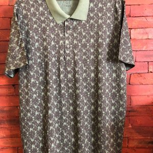 Camisa Polo Estampada Plus Size 001651