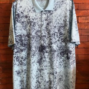 Camisa Polo Estampada Plus Size 001646