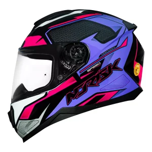 CAPACETE NORISK RAZOR SPEEDMAX – Preto e Rosa