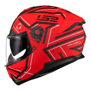 CAPACETE LS2 STREAM II FF808 MAZE – Laranja e Preto