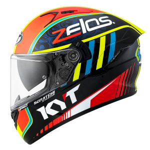 CAPACETE KYT NF-R XAVIER SIMEON 18 – Preto, Laranja, Azul e Amarelo