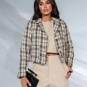 Casaco Blazer Tweed