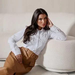 Camisa Tricoline com Lycra
