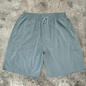 Bermuda Cargo Elástico Cinza Plus Size 001631-2