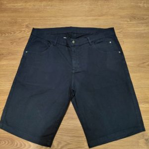 Bermuda Sarja Preto Plus Size 000918-2