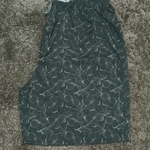 Short Estampado Tactel Chumbo Flor Plus Size 001626-4