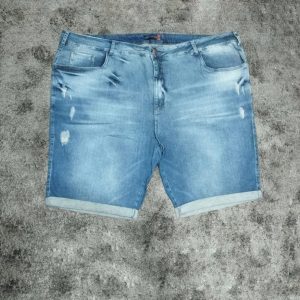 Bermuda Jeans Puido Plus Size 002000