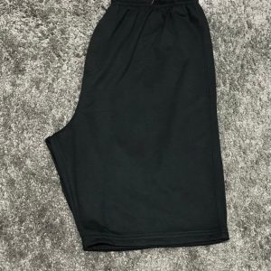 Bermuda De Moletom Preto Plus Size 002152