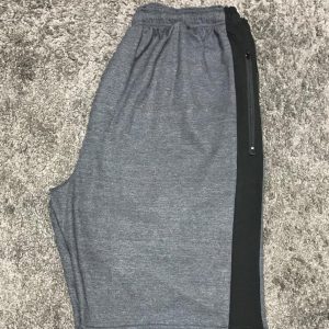 Bermuda Moletom Com Ziper Chumbo Plus Size 002404