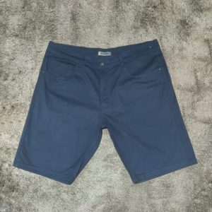 Bermuda Sarja Azul Marinho Plus Size 002370-1