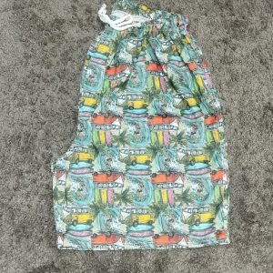 Short Estampado Tactel Colorido Kombi Plus Size 001626-6