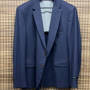 Blazer Casual  Malha Fria Azul Marinho 002435