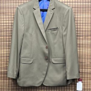 Blazer Casual Slim Dois Botões Caqui 002476-1