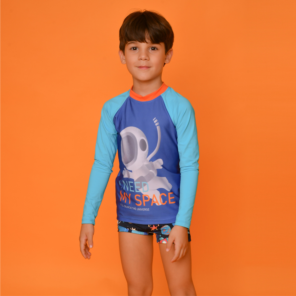 T-shirt UV Manga Comprida Space - Image 2