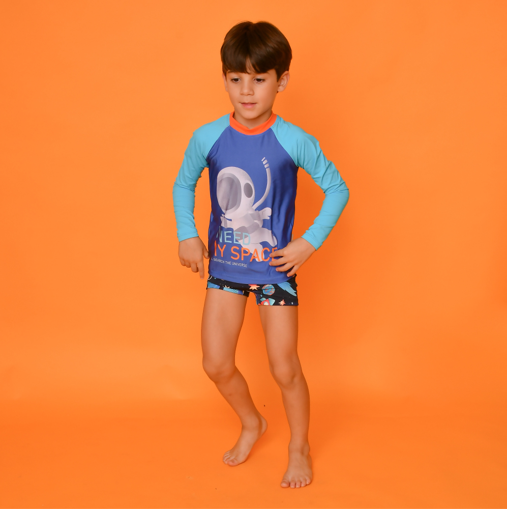 T-shirt UV Manga Comprida Space - Image 3