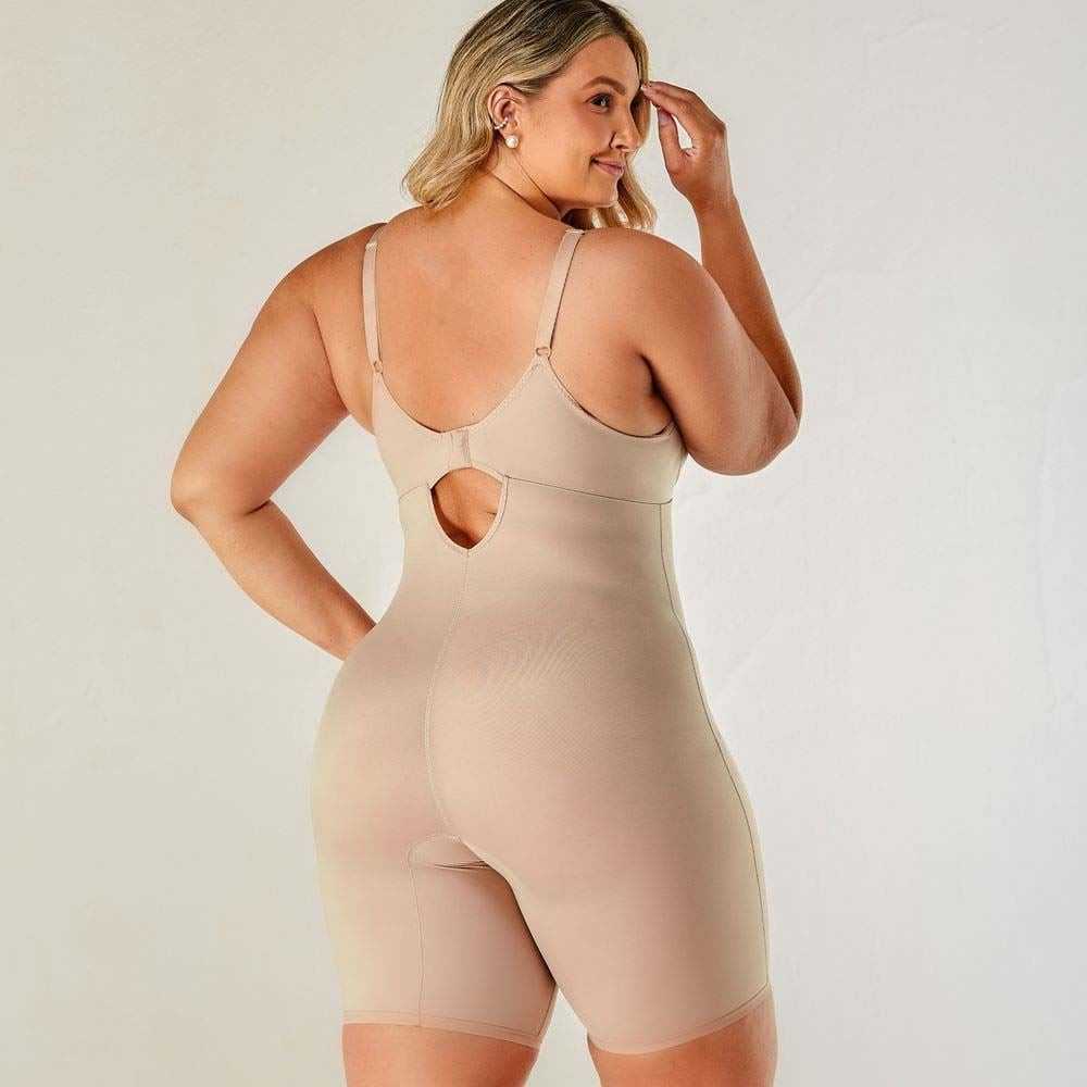 Body Modelador Plus Size Moldado Macaquinho Vi Lingerie - Image 3