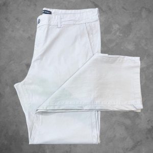 Calça de Sarja Areia Plus Size 002071-6