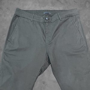 Calça de Sarja Plus Size Verde 002071-3