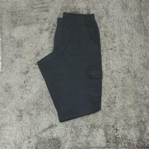 Calça Sarja Cargo Preto Plus Size 002547-2