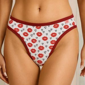 Calcinha Charmosa Microfibra Estampada Beth Lingerie
