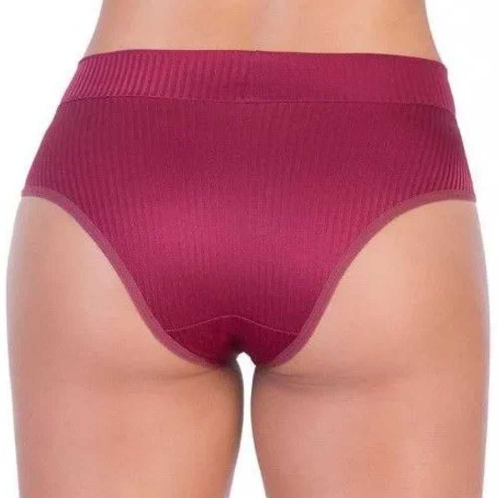 Calcinha Classic Cintura Alta Em Poliamida Lut Lingerie - Image 5
