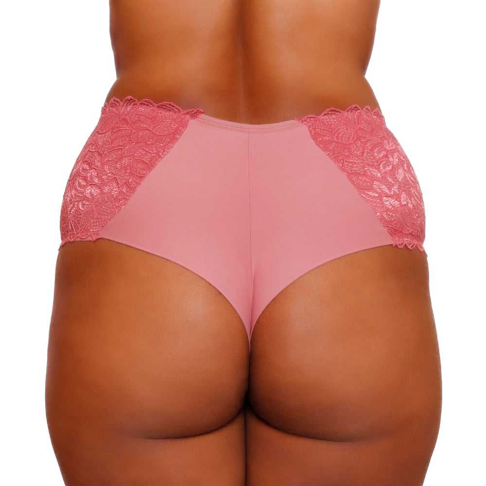 Calcinha Confort Cintura Alta Com Renda Tom Secreto By Dy Girl - Image 3