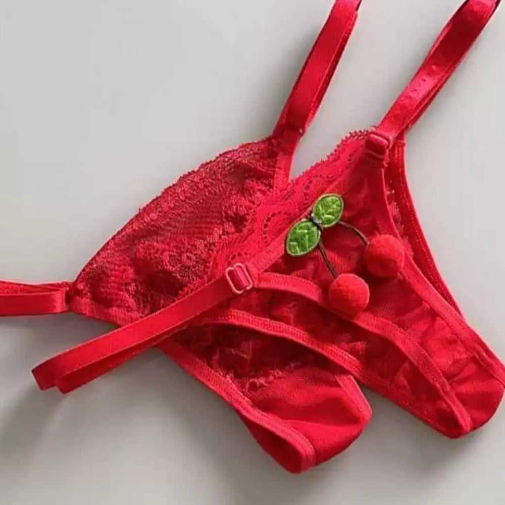 Calcinha Fio Dental String Cerejinha Mil Toques - Image 3
