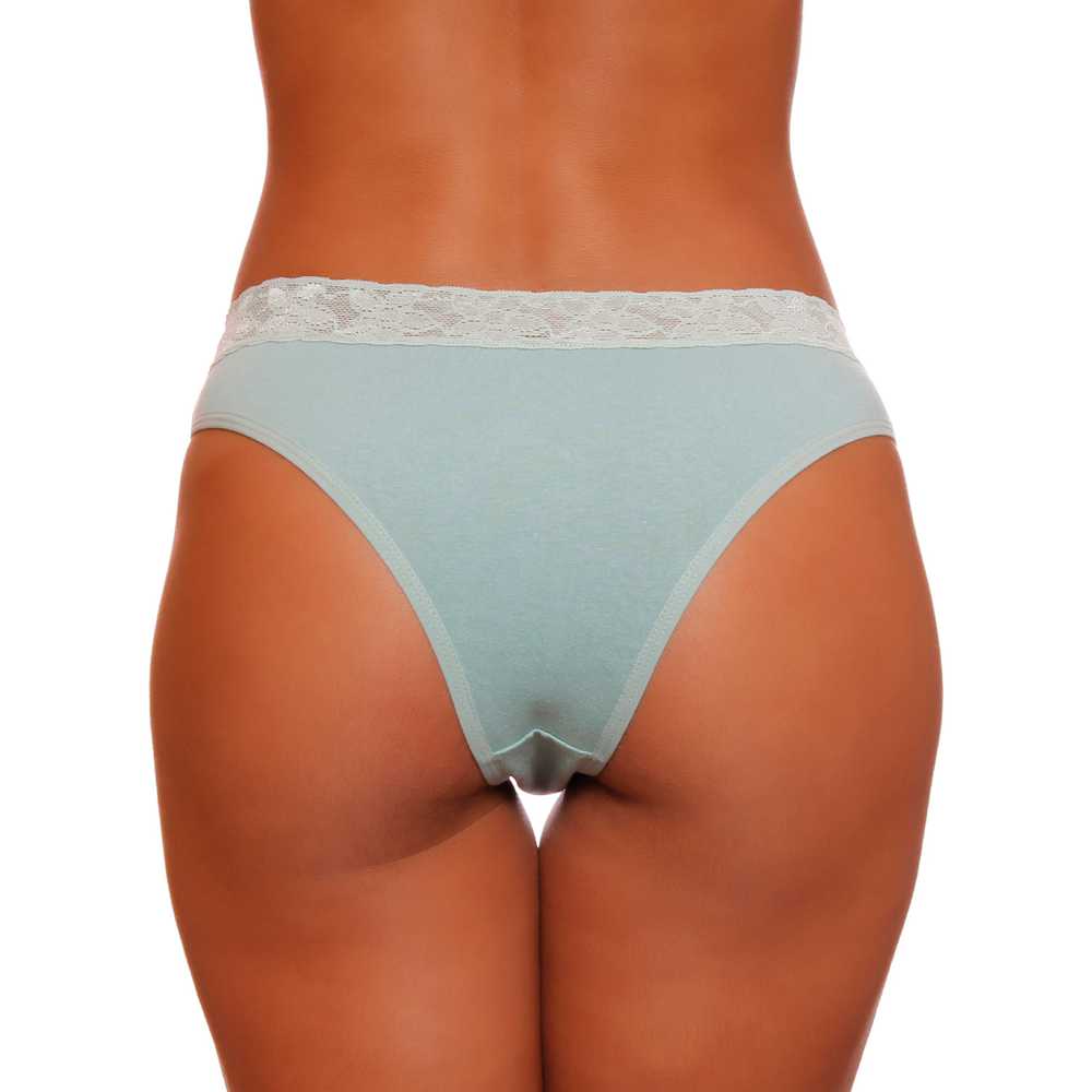 Calcinha Isabela Em Algodão Com Renda Na Cintura Ce&Dy Lingerie - Image 5
