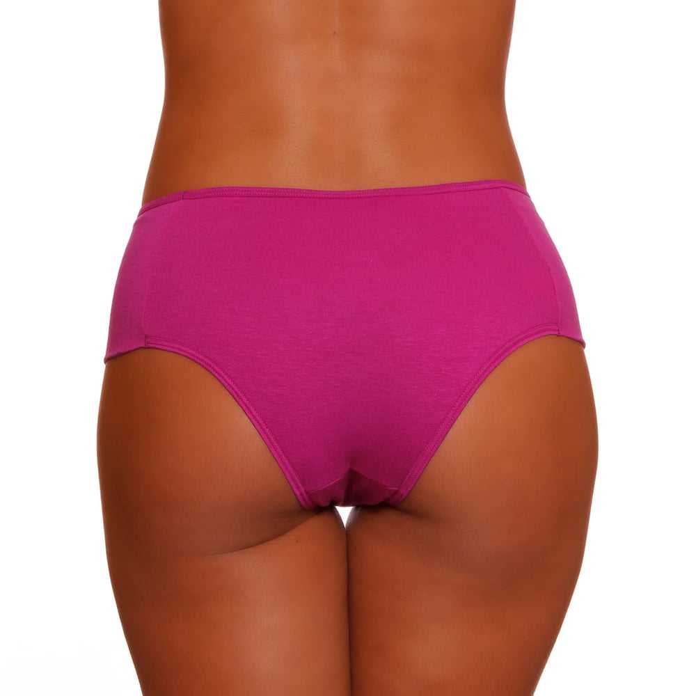 Calcinha Lais Cós Alto Em Cotton Patitex - Image 3