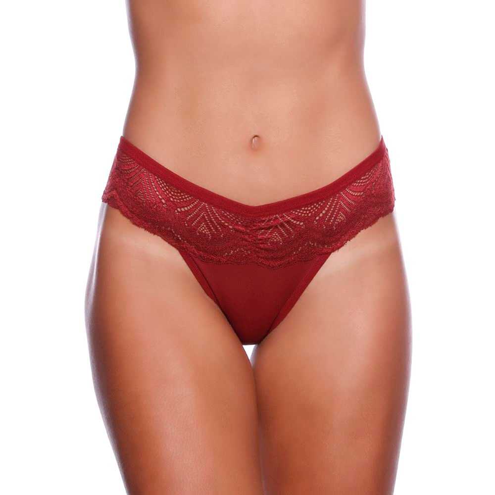 Calcinha Tanga Brasileira Rendada Fio Largo Nayane Lingerie - Image 7