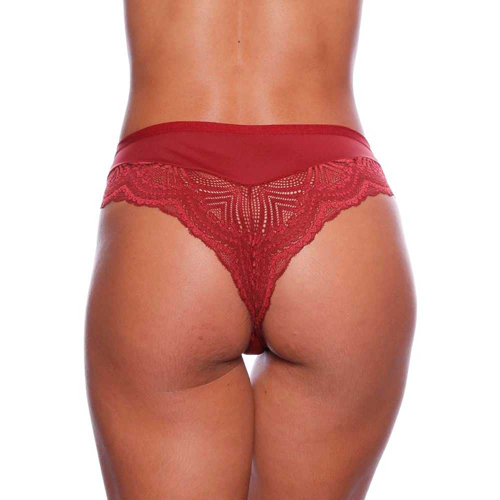 Calcinha Tanga Brasileira Rendada Fio Largo Nayane Lingerie - Image 9