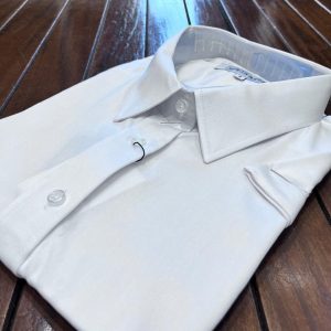 Camisa Social Manga Curta Branco Plus Size 002362-1