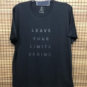 Camiseta Manga Curta Preta Plus Size 002442-1