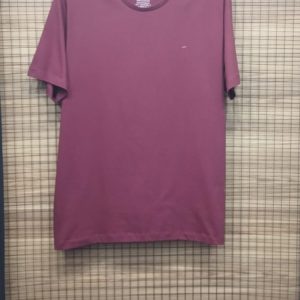 Camiseta Básica Bordo Manga Curta Plus Size 000073-3