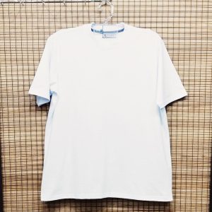 Camiseta Gola Alta Menegotti Branco Plus Size 002527-1