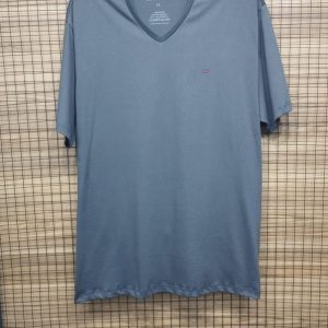 Camiseta Gola V Chumbo Plus Size 000751-1