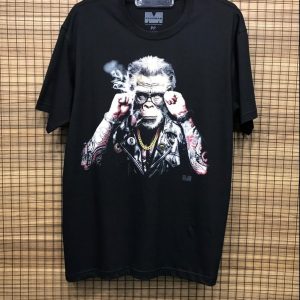 Camiseta Estampada Macaco Plus Size 002398