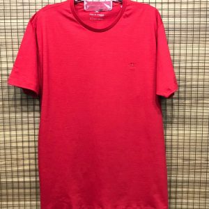 Camiseta Básica Diferenciada Vermelha Plus Size 002353
