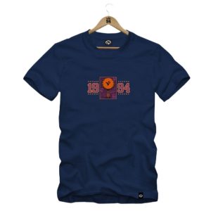 Camiseta Estampada Basket Azul Marinho Plus Size 002388