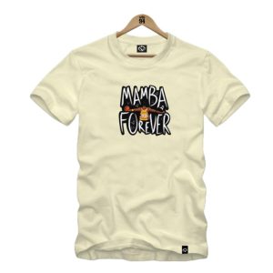 Camiseta Estampada Mamba Forever Preto Plus Size 002391
