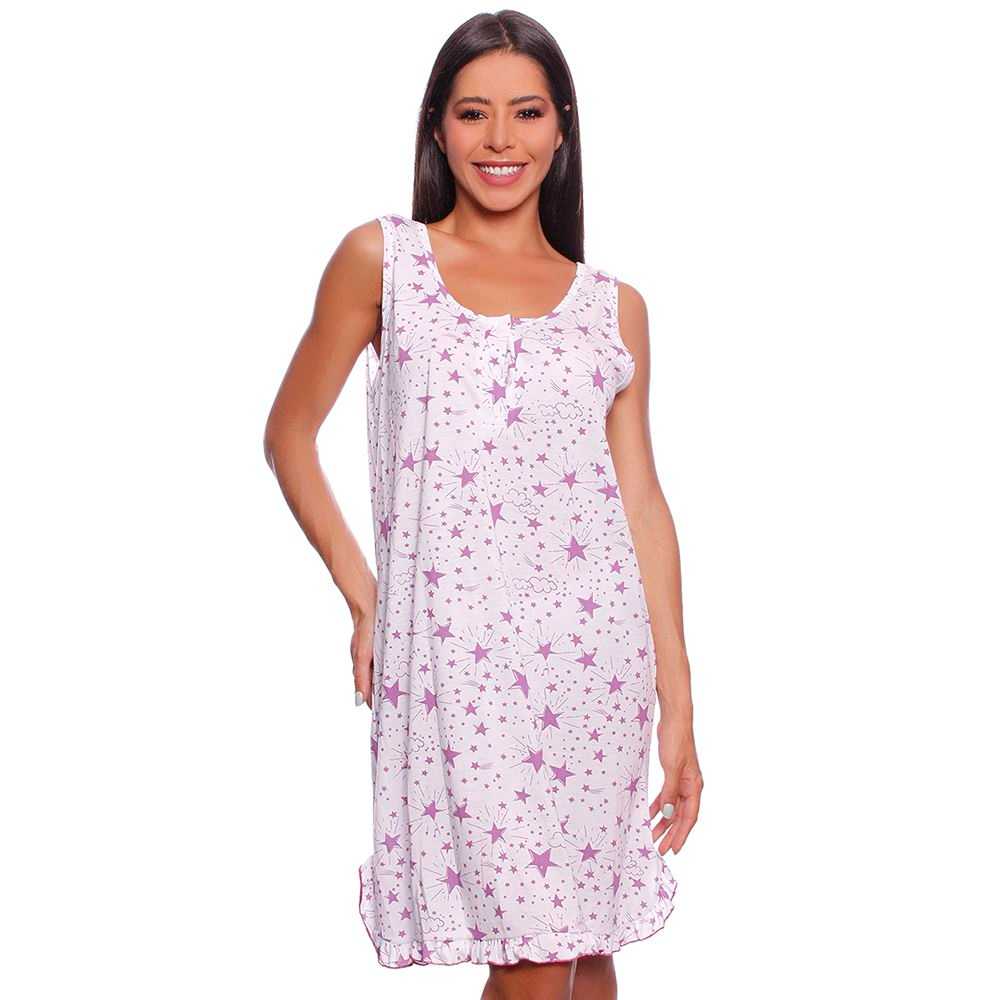 Camisola Regata Em Malha Com Babado Estampas Necta - Image 6