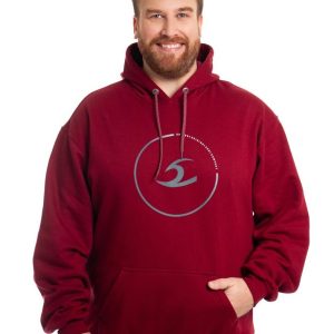 Blusão Canguru Plus Size Bordô 001431-1