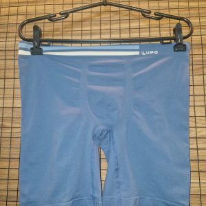 Cueca Boxer Longa Sem Costura Azul 002511
