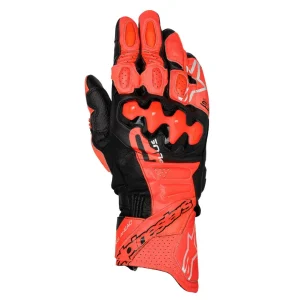 LUVA ALPINESTARS GP PLUS R V3 – Vermelha Flúor e Vermelha Fosca