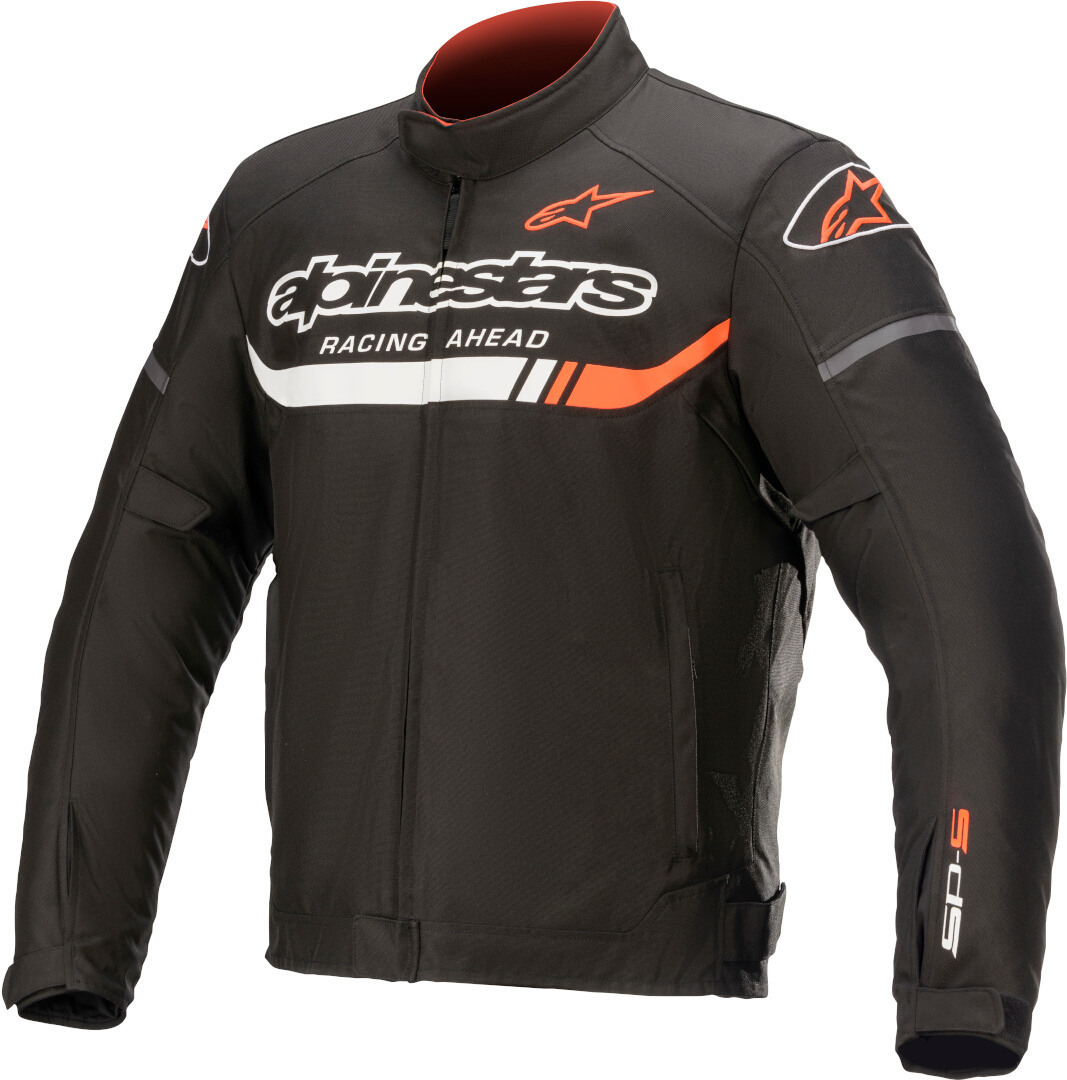 JAQUETA CORDURA ALPINESTARS T-SPS IGNITION WATERPROOF – Preta Branca e Vermelha Flúor - Image 2